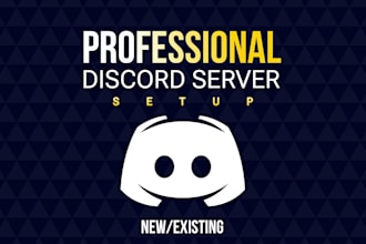 setup new and existing discord servers
