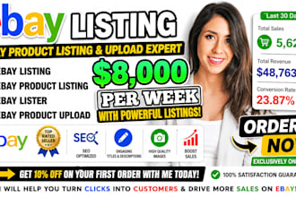 ebay listing, ebay product listing, ebay lister, ebay product upload