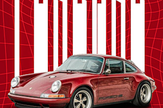 create a car poster