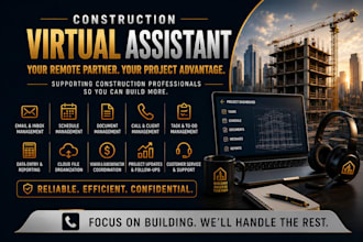 be your virtual assistant in construction project management and cost estimation