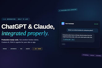 integrate chatgpt and claude ai into your website
