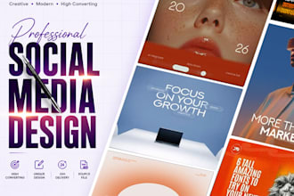 professionally make social media ad design, ad creative