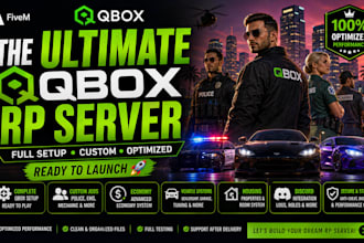 create you the ultimate fivem rp server on qbox