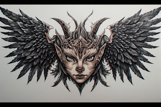 design a unique custom tattoo design