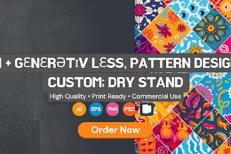 design seamless vector pattern for textile, fabric, and print design