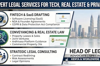 professionally draft, review all contracts, especially tech, and conveyancing
