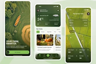 develop farm management, crop monitoring and supply chain tracking apps
