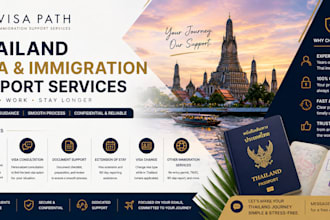 help you with thailand visa dtv visa and immigration support