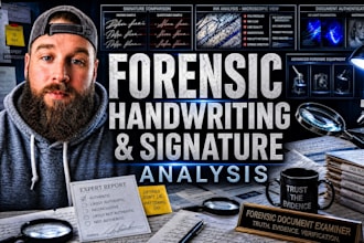 do handwriting and signature analysis, authenticity, forgery, fraud detection