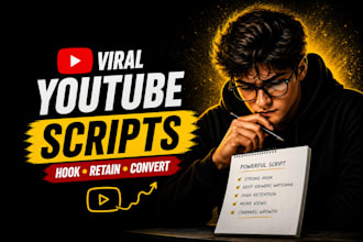 write viral video scripts with strong hooks and retention