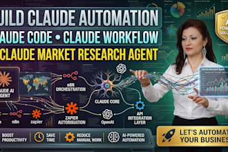 build claude automation, claude code, claude workflow, ai claude market research