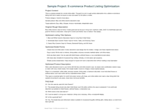 write clear ecommerce product descriptions and listing copy