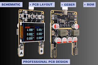 design pcb and schematic in altium, kicad, proteus, pcb manufacturing review pcb