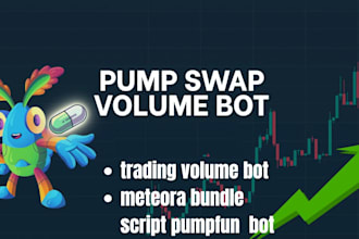 launch token pumpfun axiom pumpswap meteora bundle script trading volume bot