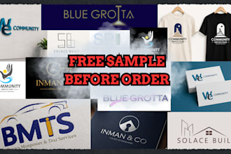 make minimal word mark, typography and pictorial logo