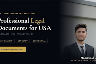 legal document drafter, contracts, ndas and legal writing