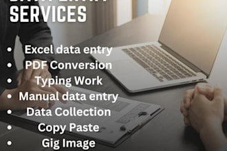 do data entry in excel and ms word