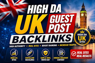 provide premium UK guest post seo servces