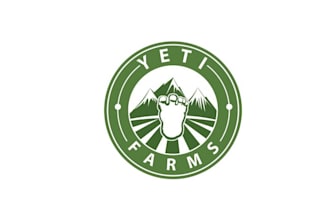 design classic organic cannabis medical farm logo