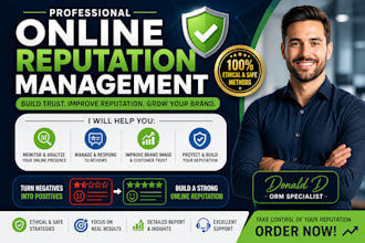 improve your online reputation management and   suppress negative links
