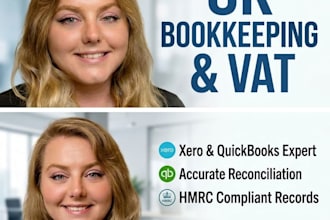 do expert UK bookkeeping and vat returns in xero