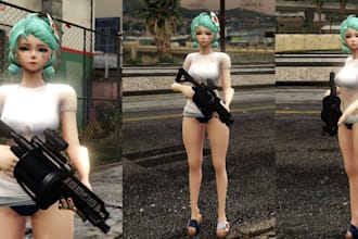 edit or create your custom ped for fivem