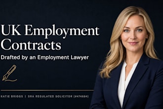 draft a UK employment contract as your expert UK employment lawyer UK solicitor