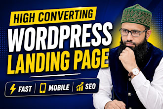 develop high converting wordpress landing page design