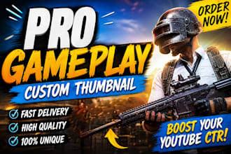 create high CTR gaming video thumbnails