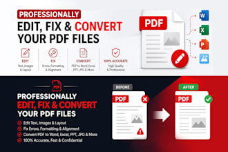 professionally edit, fix, and convert your PDF files