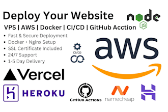deploy, setup website on vps, google cloud, AWS, hostinger, docker, digitalocean