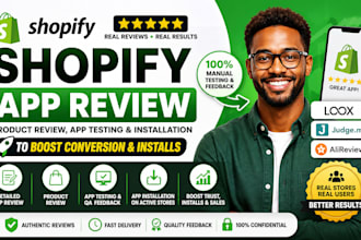 do shopify app review product review app testing installation boost conversion