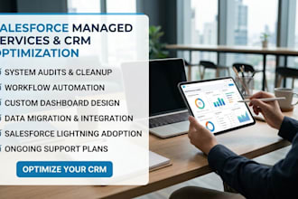 help you to managed salesforce services and CRM optimization