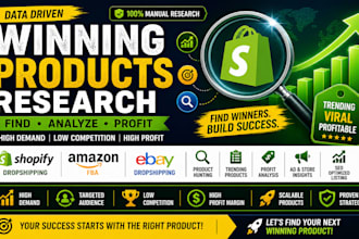 hunt winning and trending products for SEO optimized product listing