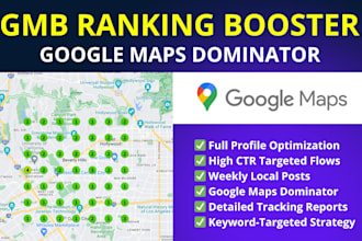 provide high quality gmb optimization plus google maps ranking ctr booster