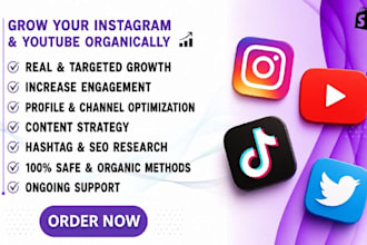organically grow youtube instagram with proven strategies