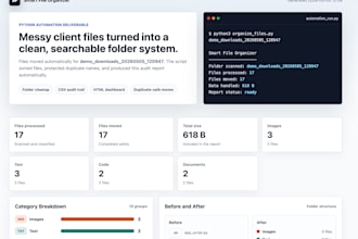 create python automation script