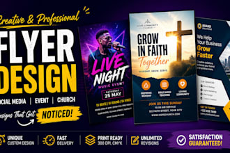 design social media flyer event flyer church flyer fast