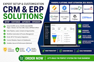 setup oro xrm zurmo civi splendid vtenext fat free tryton erpnext crm automation