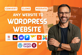 convert clone lovable ai, HTML, vibe code react claude code to wordpress website