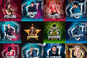 do esports classic streamers and gaming logo brands