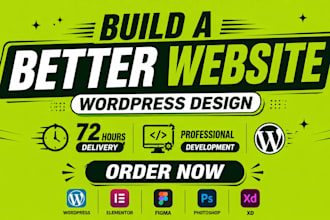 rebuild your wordpress website with modern UI design