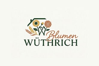 design custom flower farm garden logo