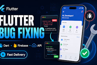 fix bugs and errors in your flutter app