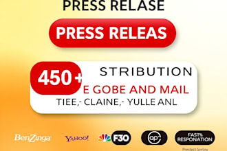 deliver professional PR writing and press release content fast