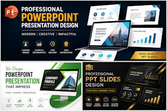 design professional powerpoint presentation PPT slides