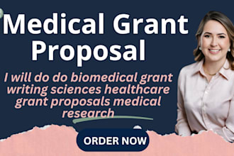 do biomedical grant writing sciences healthcare grant proposals medical research