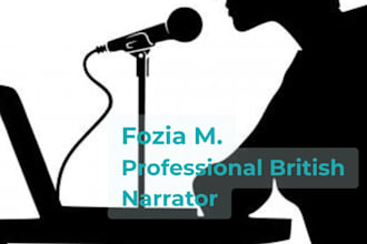 record a professional british narration
