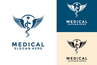 design a premium medical logo for doctors, hospitals, and clinics in 24 hours