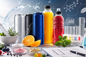 formulate energy drinks, functional beverages and custom beverage recipes